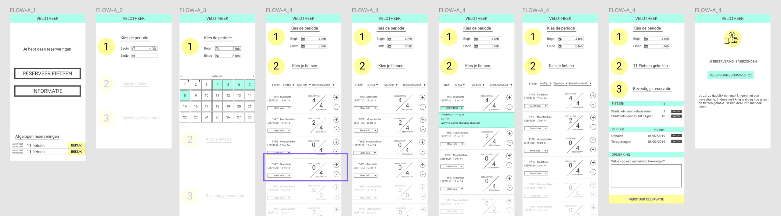 First wireframes made in Figma.